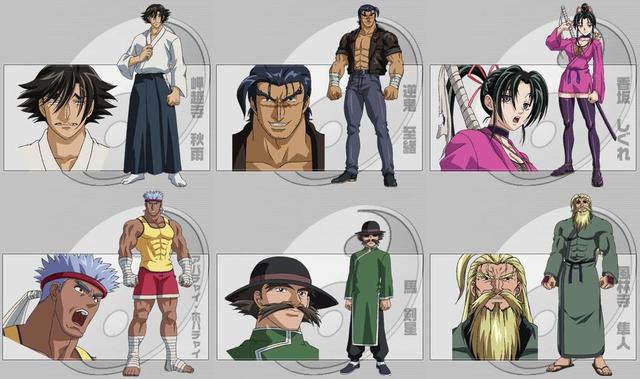 Les personnages de kenichi