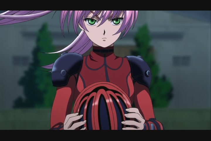 Raichi Takes Off Her Helmet