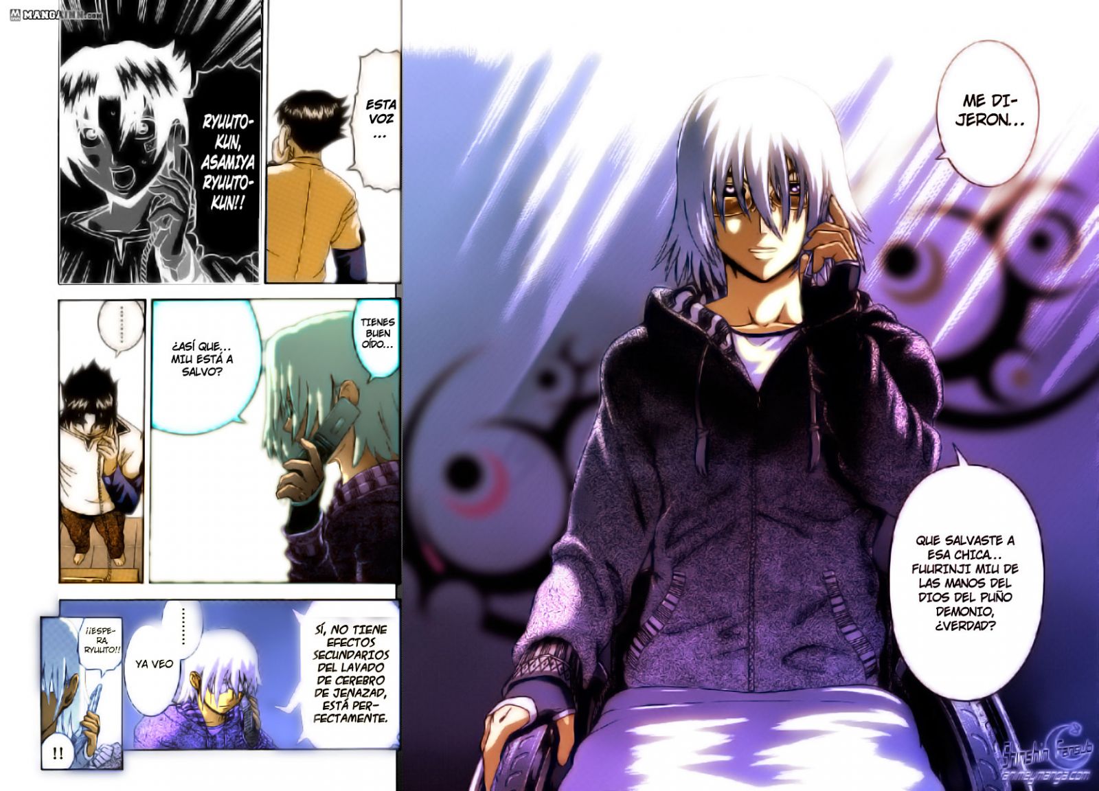 Ryuto and Kenichi on the phone