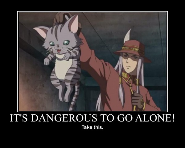 It's Dangerous to Go Alone