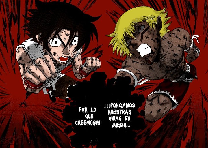 Kenichi fighting Kokin