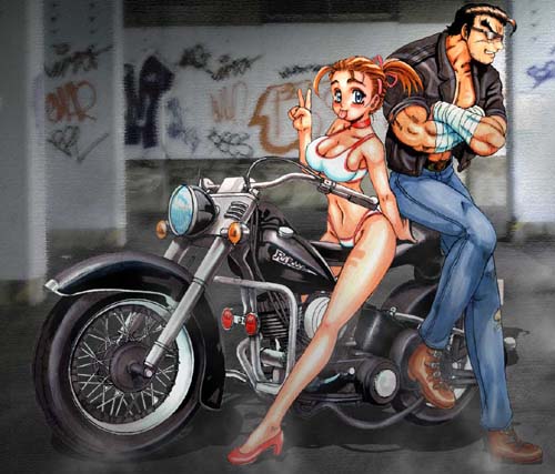 Tatakae! Volume 3 Cover Backside Illustration