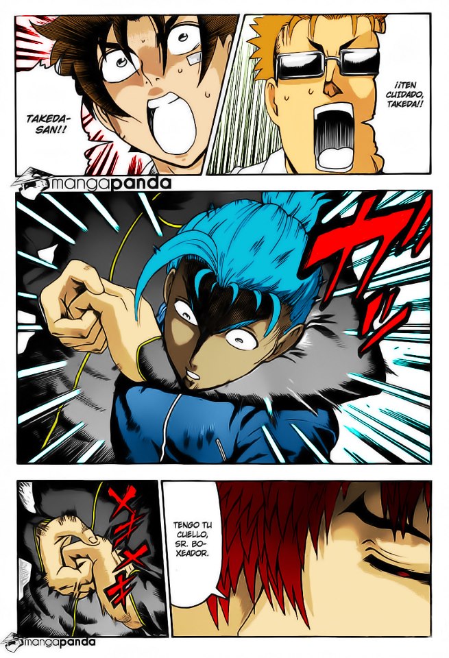 Lugh Puts Takeda in a Headlock