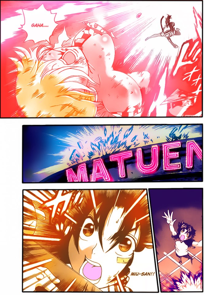 Rimi Sends Miu Flying