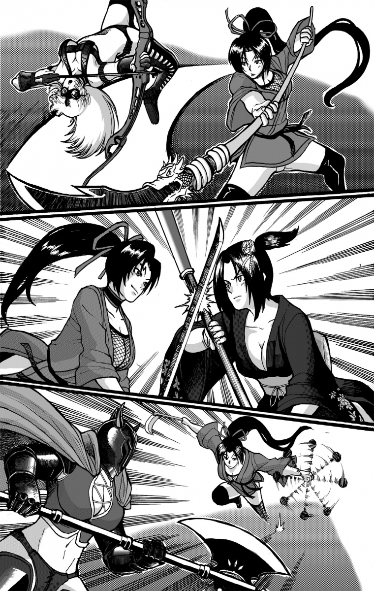 Shigure vs Female Members of Hachiou Executioner Blade