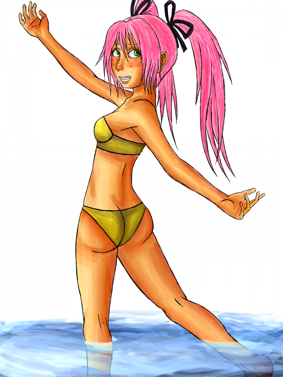 Raichi in a Swimsuit